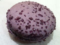 Macaron de blueberry.